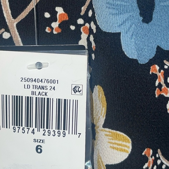 NWT Ralph Lauren Black and White Sleeveless Midi Sundress. Size 6 black label - Picture 10 of 14